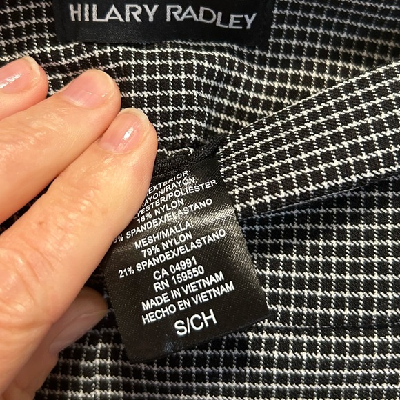 Hilary Radley Charcoal Straight Leg Pants - Picture 2 of 4